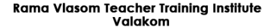 Rama Vilasom Teacher Training Institute Kollam logo