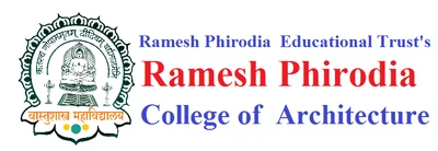 Ramesh Phirodia College of Architecture logo