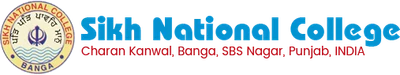 S.N. College Banga logo