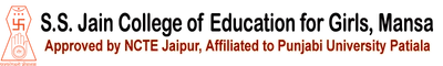 S.S. Jain College of Ecucation (for girls) Mansa logo