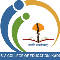 S V College of Education Kadi logo
