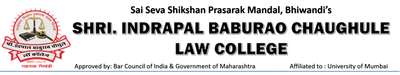 Sai Seva Shikshan Prasarak Mandal Bhiwandis Shri Indrapal Baburav Chaughule Law College At Rahnal, Anjurphata logo