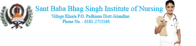 Sant Baba Bhag Singh Institute of Nursing, Village Khiala logo