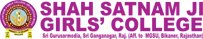 Shah Satnam Mahila College, Shrigurusar Modiya logo