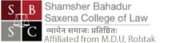 Shamsher Bhadur Saxena College of Law logo