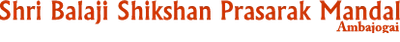 Shri Balaji Shikshan Prasarak Mandal Sanchalit, College of Pharmacy, Ambajogai. logo