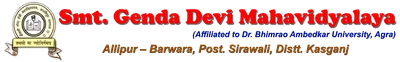 Smt.Genda Devi Mahavidyalaya Allipur Barwara logo