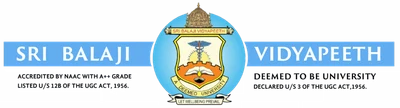 Sri Balaji Vidyapeeth (Deemed to be University) logo