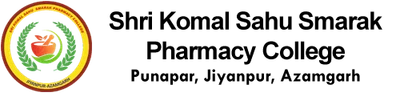 Sri Komal Sahu Smarak Phrmacy College Poonapar Jiyanpur Azamgarh logo