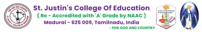St. Justins College of Education, (Aided) logo