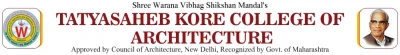 Tatyasaheb Kore College of Architecture Warananagar logo