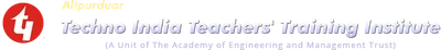 Techno India Teachers Training Institute, Tapshikhata Alipurduar logo