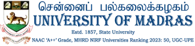 University of Madras, Chepauk – Marina Campus logo