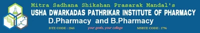 Usha Dwarkadas Pathrikar Institute of Pharmacy, Dongargaon Kawad logo