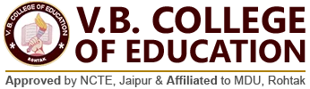 V.B. College of Education logo