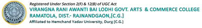 Virangna Rani Awantibai Lodhi Govt. Arts and Commerce College Ramatola logo