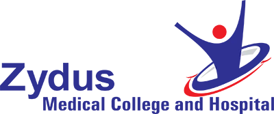 Zydus Medical College and Hospital. logo